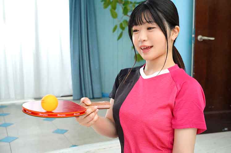清水かりん 手マン攻め鍵開け潮吹きアクメSEX!!初々しい色白天然巨乳卓球美少女がAVデビュー♡